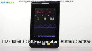 BR-PM04B Monitor paziente multiparametrico