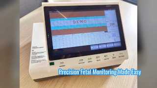 BR PM12D Fetal Monitor 10 Inch Touch Screen Reliable Care
