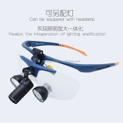 Loup Head Light Dental Doctor 2.5X-340 2.5X-420 2.5X-500  Embedded Customized Products Custom Working Distance Magnifying Glass