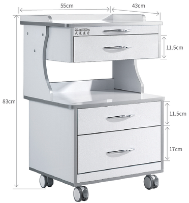 3 Drawers Dental Cabinet