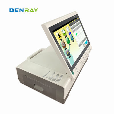 10.2" LED Touch Screen Rotation Screen USB Memory Water Proof Probe Auto Interpretation Fetal Monitor