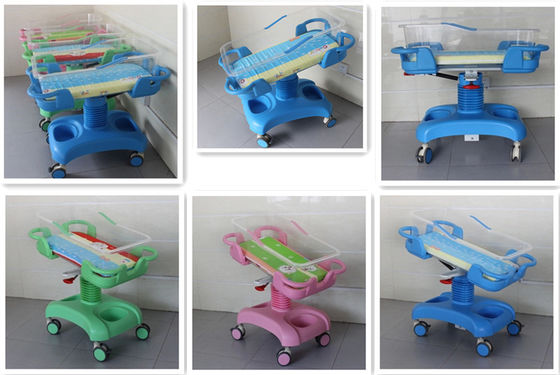 Ospedale Medico Baby Carriage Letto Casa Utilizzo ABS Cornice di Acciaio Bacino