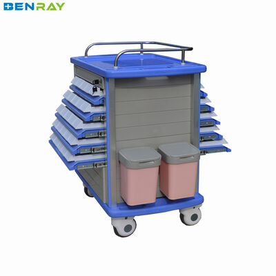Carrello infermieristico ospedaliero Carrello per medicinali in ABS